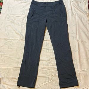 Athleta Hiking Pants with Ankle Drawstring - Size 10 - Dark Gray